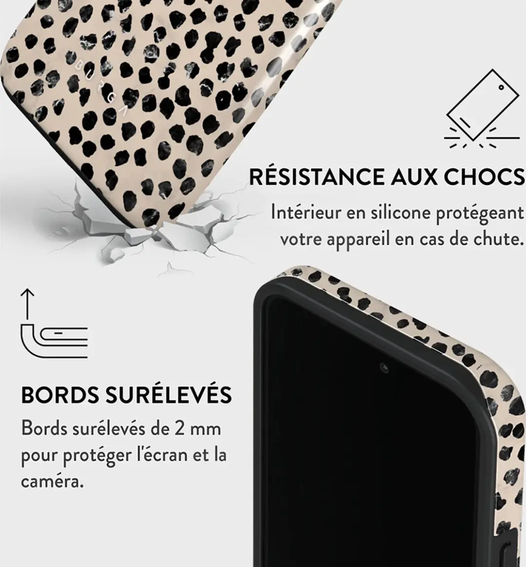 Burga Telefoonhoesje iPhone 14 Pro Max Almond Latte