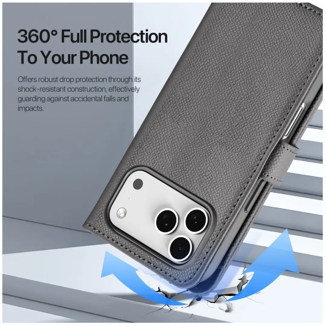 Dux Ducis Lawa Hoesje iPhone 17 Pro Max - Grijs
