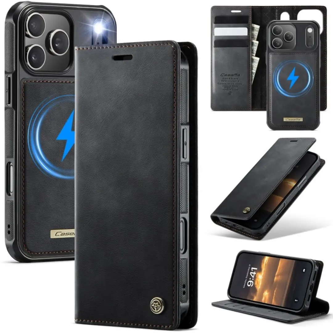 Caseme iPhone 17 Pro Max Portemonneehoes