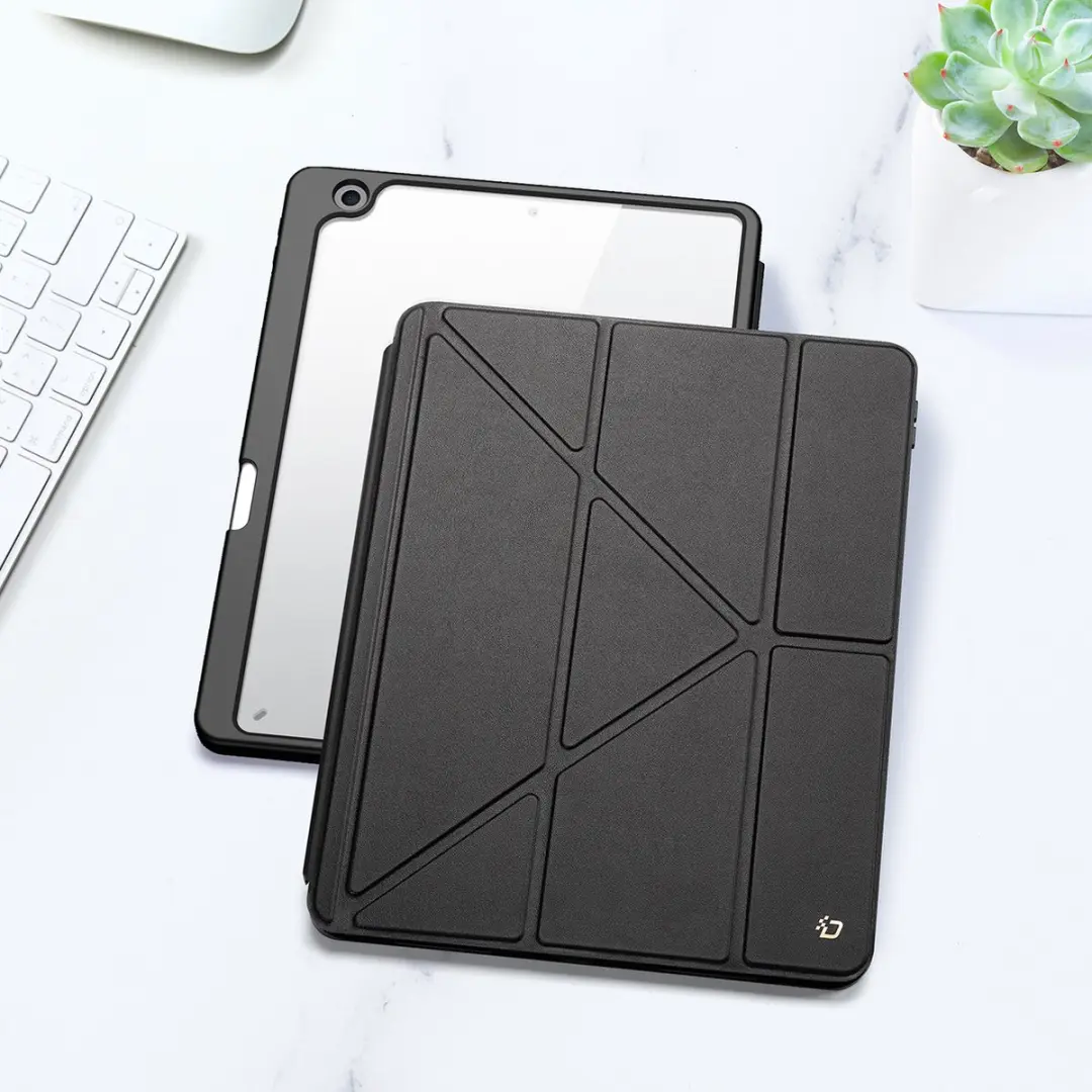 Dux Ducis iPad 10.2 Hoes - Magneet Sluiting Zwart