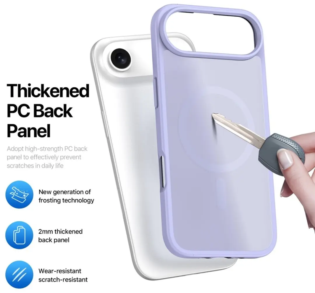 Dux Ducis Yind Series Hoesje iPhone Air - Transparant Lavendel - MagSafe
