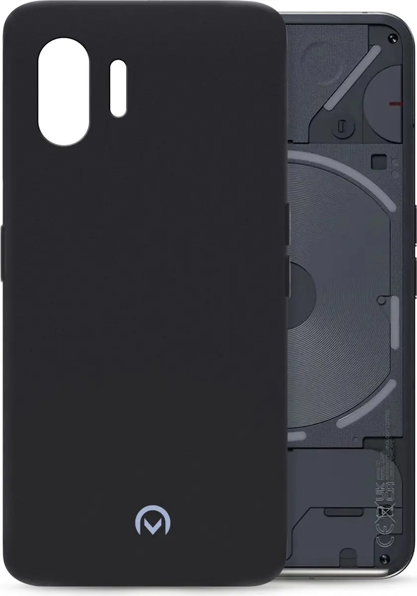 Mobilize Rubber Gelly Backcover MOB-RGCMB-NOTPHONE2 - Nothing Phone (2) - Zwart