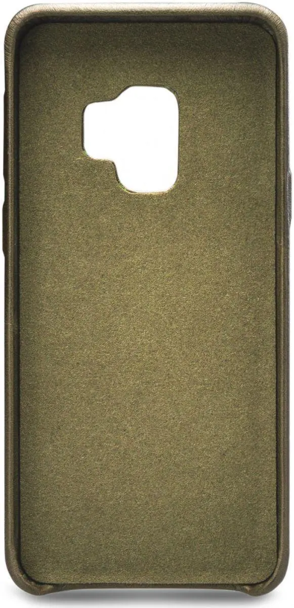 Senza Desire Leren Back Cover Samsung Galaxy S9 - Groen - LEACVR1058