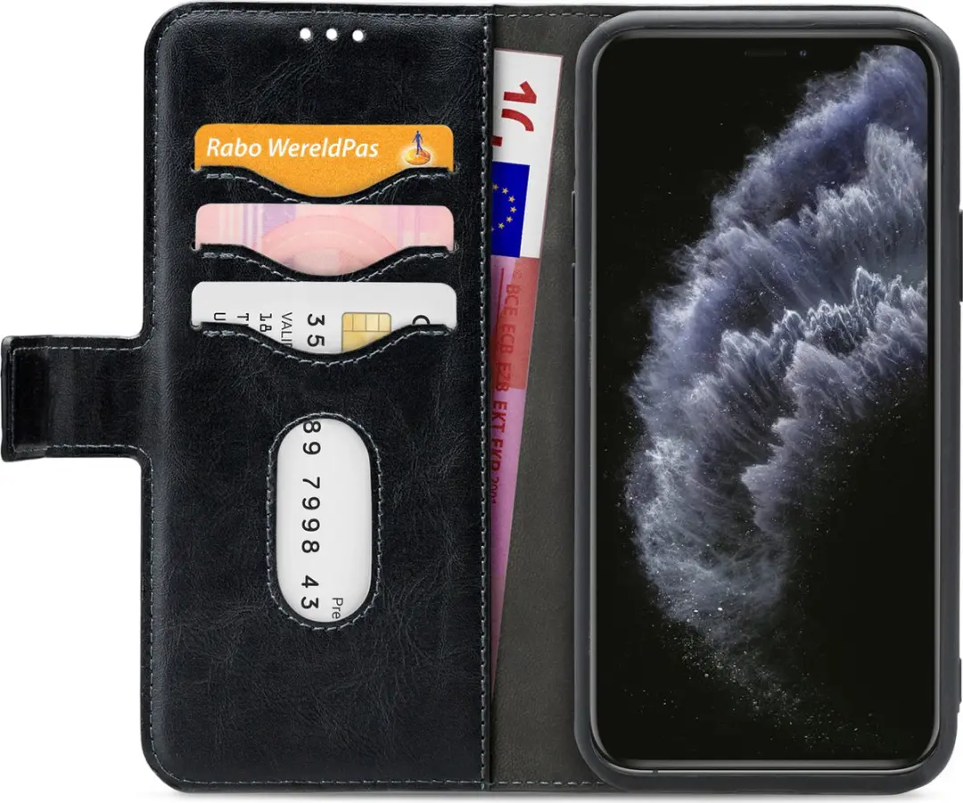 Mobilize Premium 2-in-1 Boekmodel Hoesje iPhone 11 Pro Max - Zwart