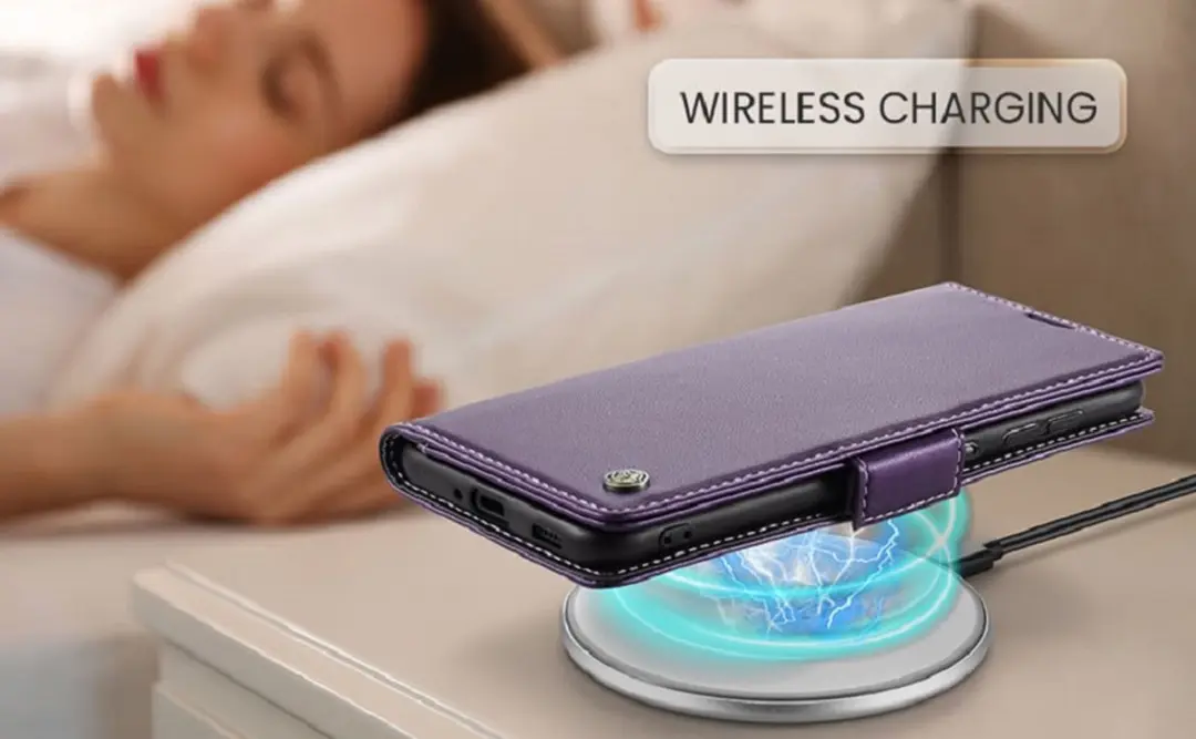Caseme Wallet Case Xiaomi 11T/11T Pro - RFID & Magneetsluiting - Paars