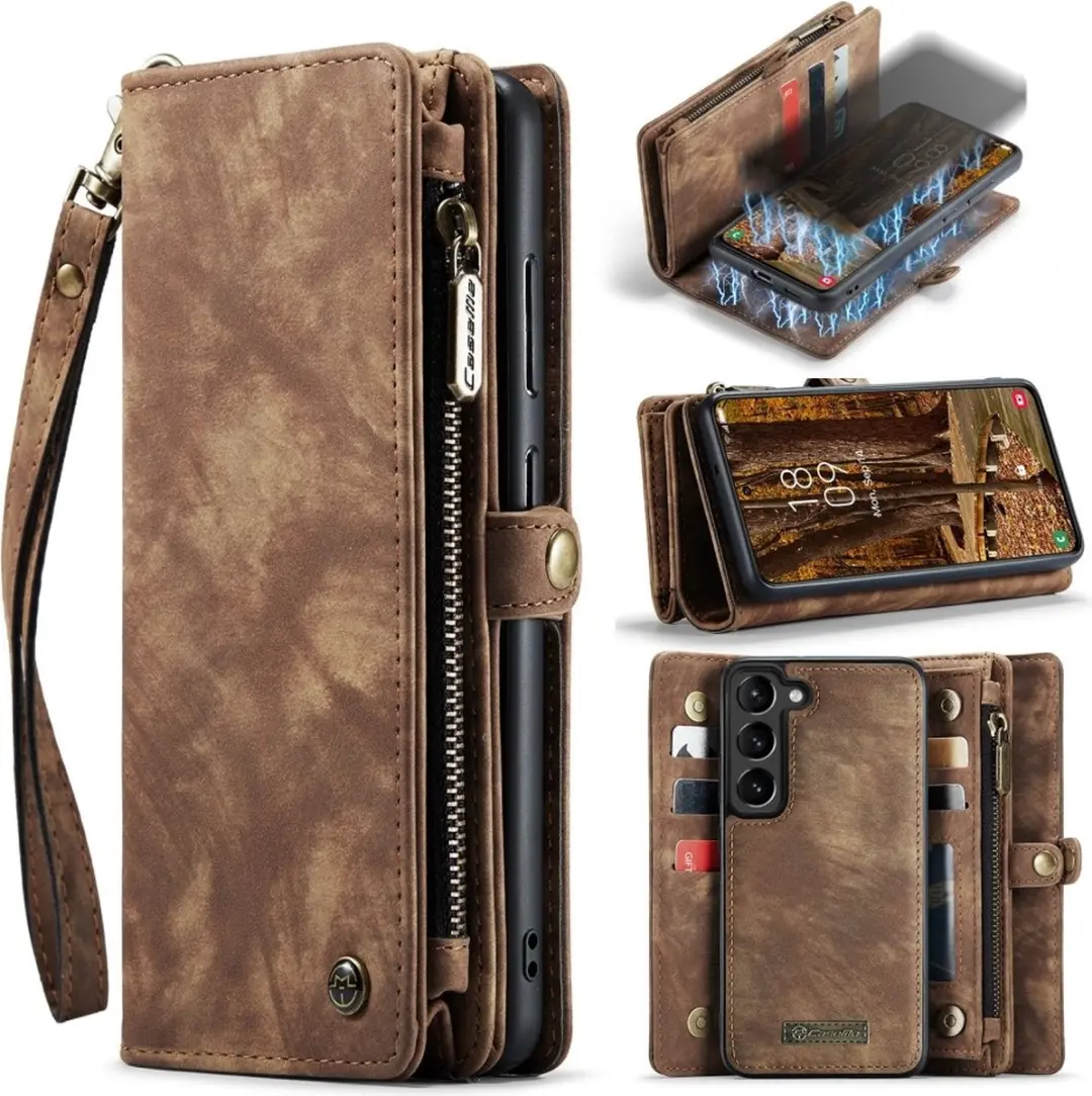 Caseme Vintage 2-in-1 Portemonneehoes Samsung Galaxy S23