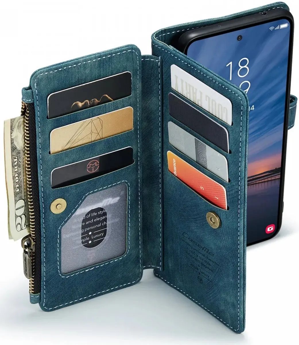Caseme C30 Hoesje Samsung Galaxy A55 - Blauw