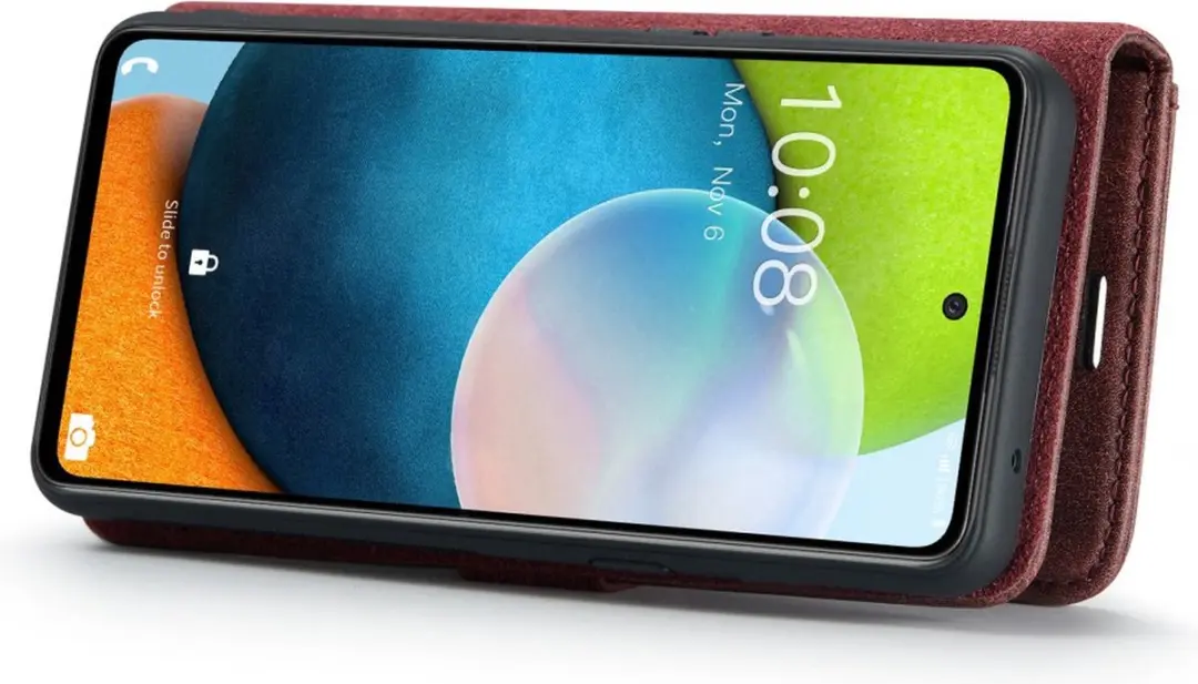DG.MING Hoesje Samsung Galaxy A53 Book Case - Bordeaux
