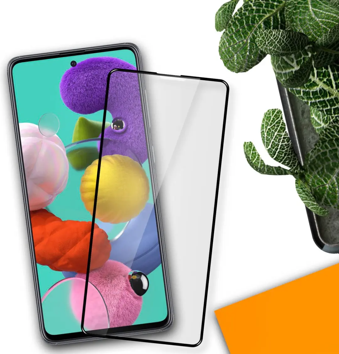 Imak Gehard Glas Screenprotector Galaxy A51 - Transparant