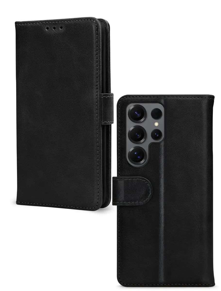 Mobilize Premium Gelly Bookcase Portemonnee S26 Ultra - Zwart