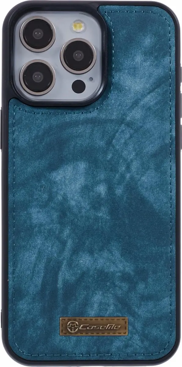 Caseme iPhone 15 Pro Max Backcover - Blauw - 8 Pasjes