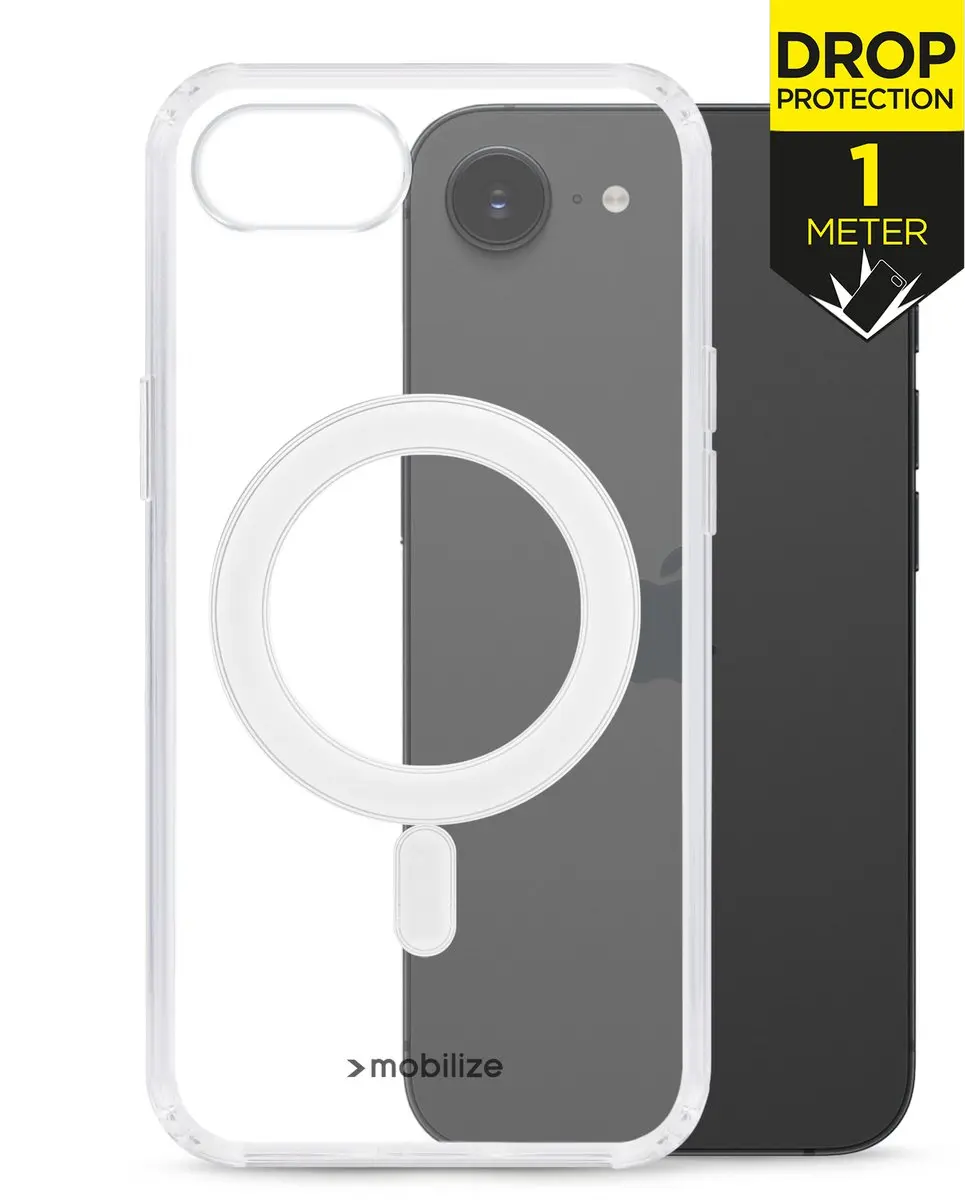 Mobilize Naked Protection MOB-NPCMSC-IPHSE4 iPhone 16e Hoesje - Transparant