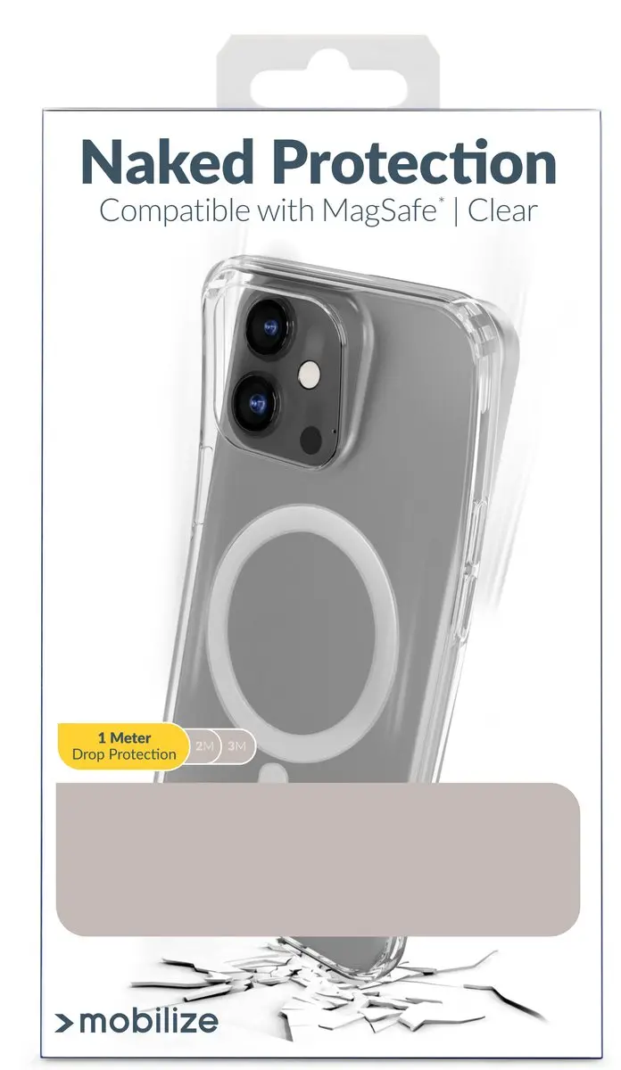 Mobilize Naked Protection MOB-NPCMSC-IPHSE4 iPhone 16e Hoesje - Transparant