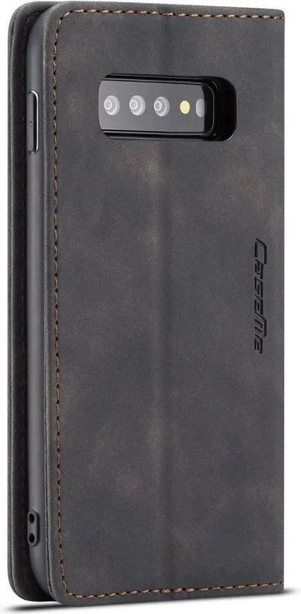Caseme Book Case Samsung Galaxy S10 - 2 Pasjes - Zwart - afbeelding 6 van 6