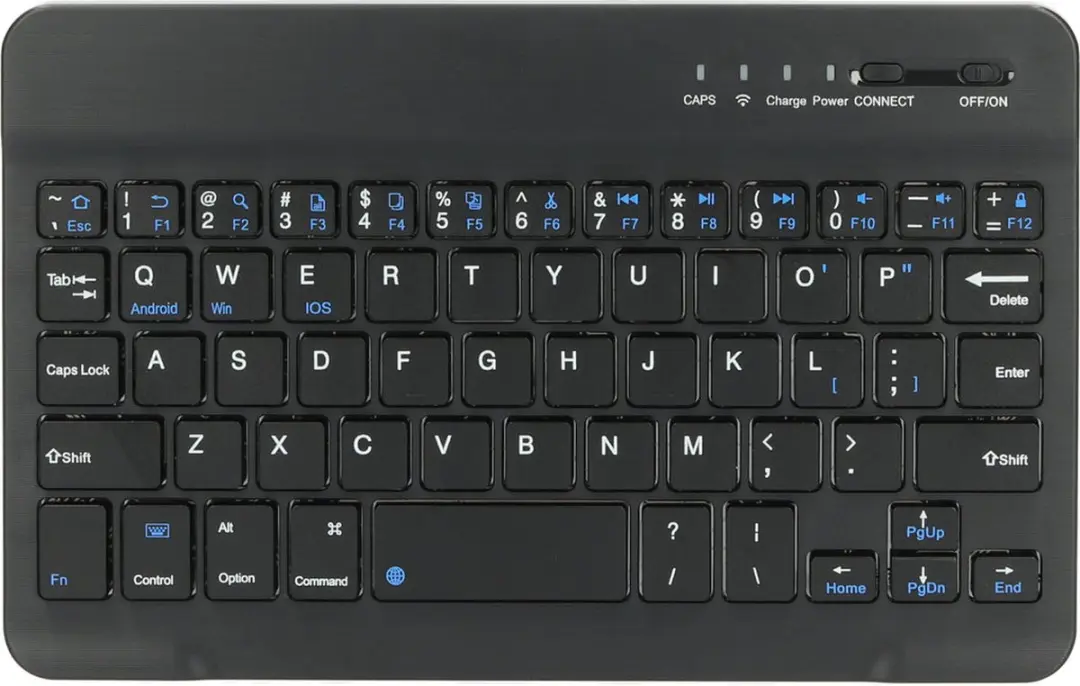 Mobiparts Bluetooth Keyboard Case MP-125501 - Samsung Galaxy Tab A9 - Zwart