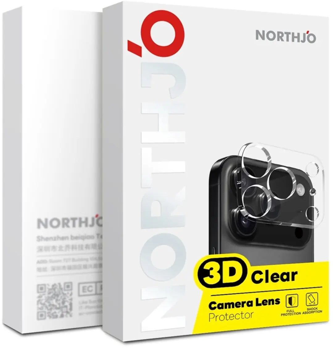 NORTHJO 9H Camera Lens Protector Samsung Galaxy S25 FE - Transparant
