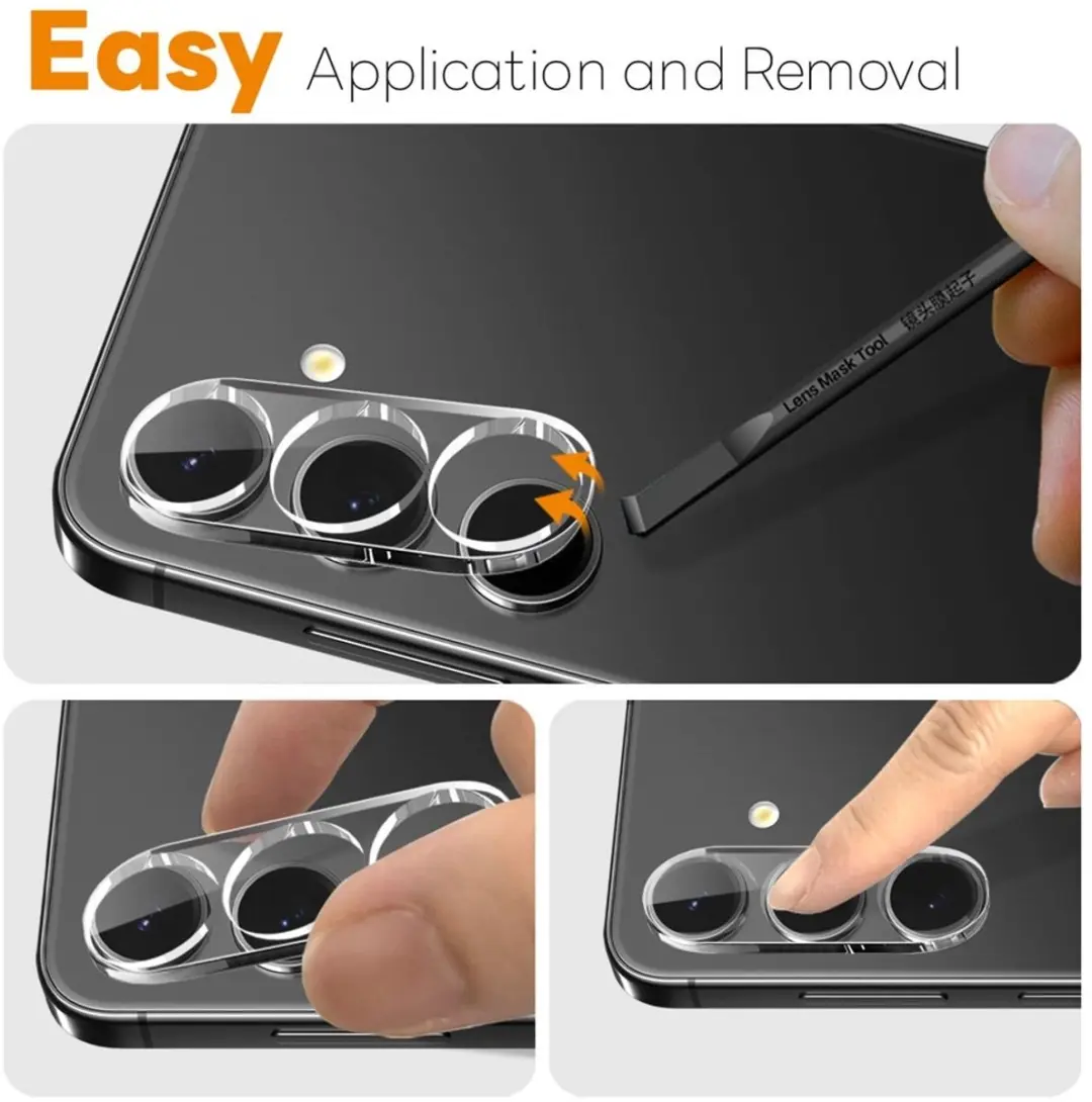NORTHJO 9H Camera Lens Protector Samsung Galaxy S25 FE - Transparant