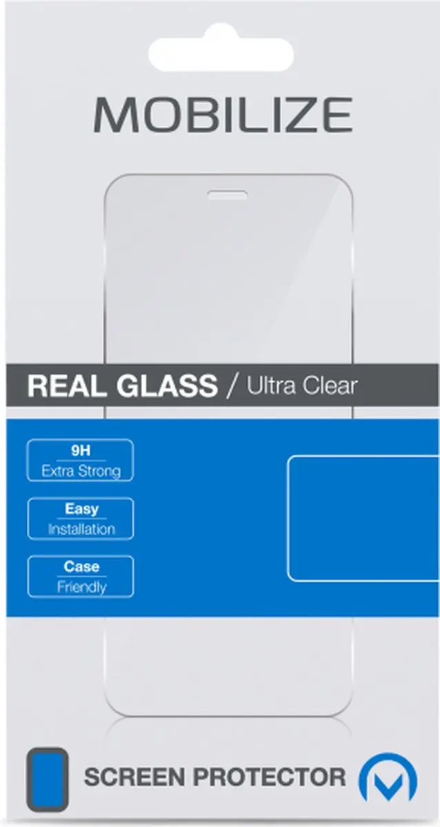 Mobilize iPhone 13 Glazen Screenprotector - Case Friendly