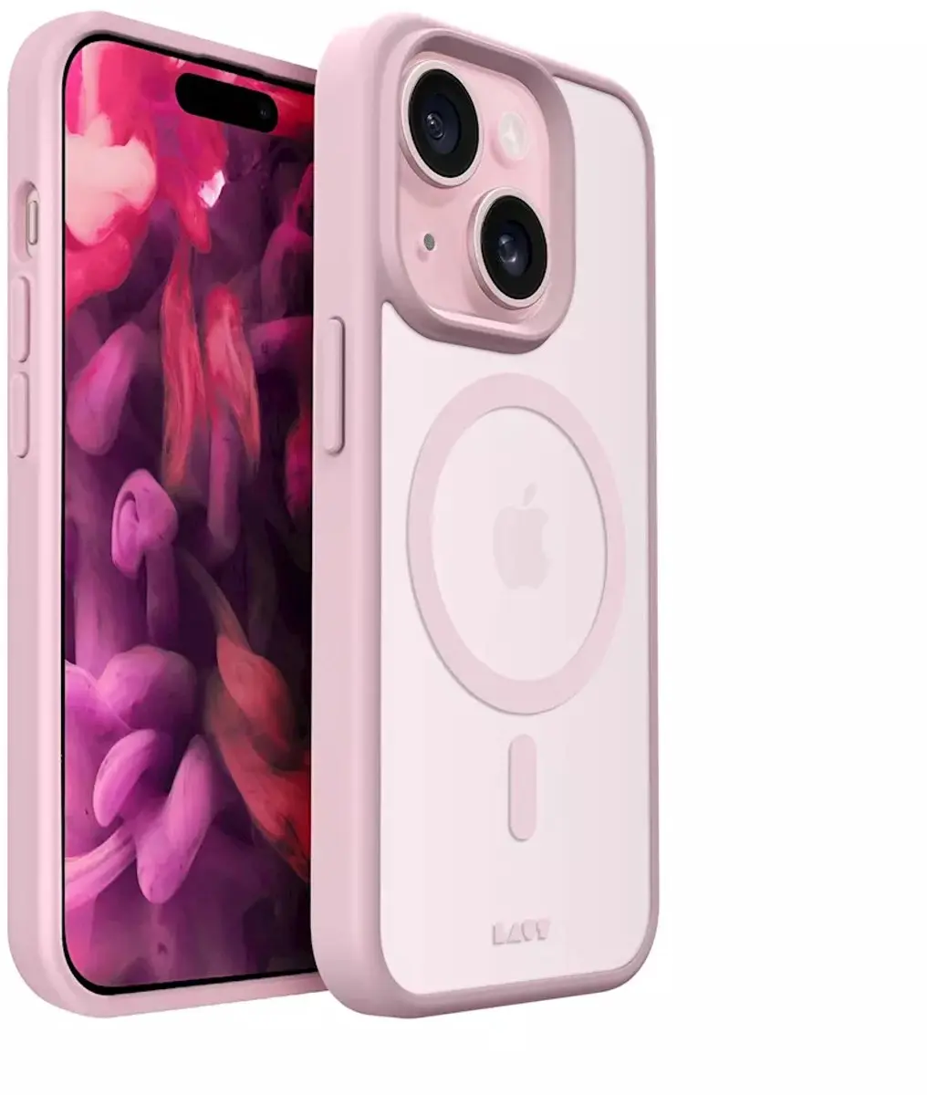 Laut HUEX PROTECT Hoesje iPhone 15 Plus - Roze