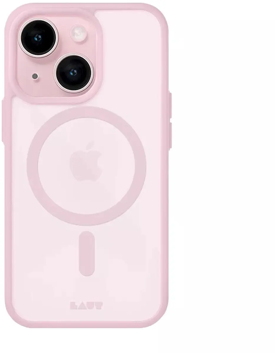 Laut HUEX PROTECT Hoesje iPhone 15 Plus - Roze