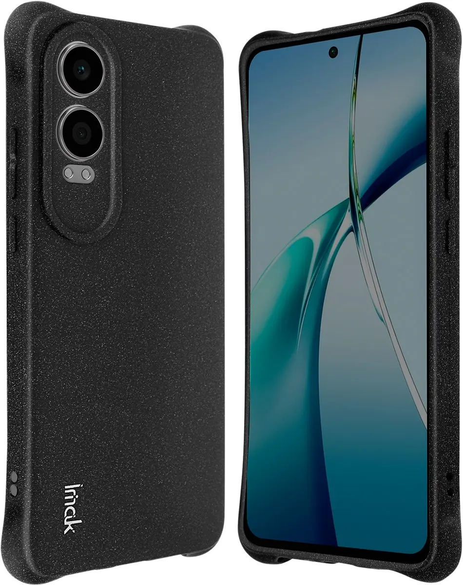 Imak Hoes OnePlus Nord CE 4 Lite Zachte Bumper - Zwart