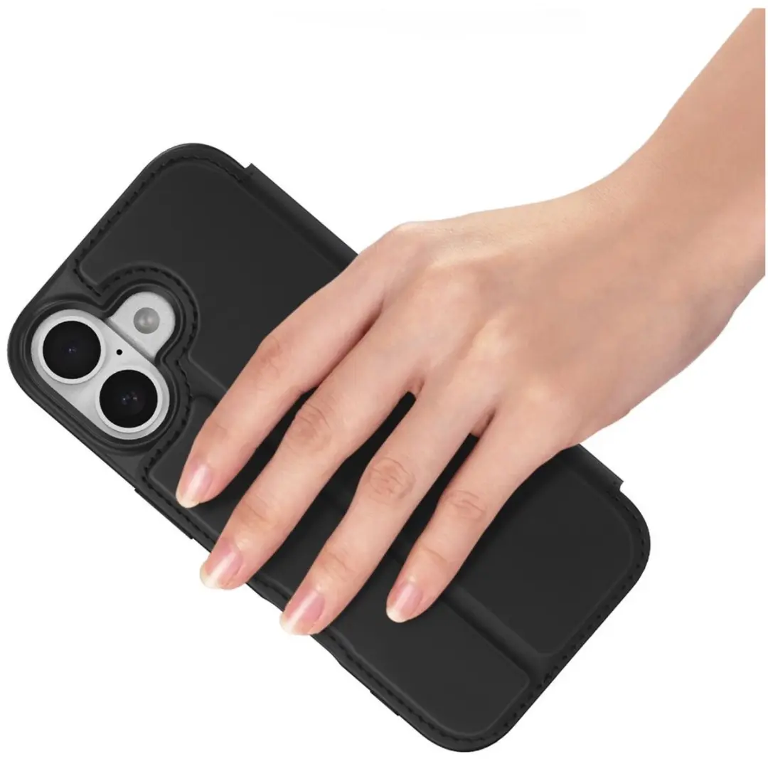 Dux Ducis Skin Pro Case iPhone 17 - Zwart - 1 Kaartvak