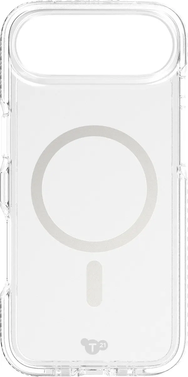 Tech21 Evo Crystal iPhone 17 Air Hoesje - T21-11413 - Transparant/Zilver