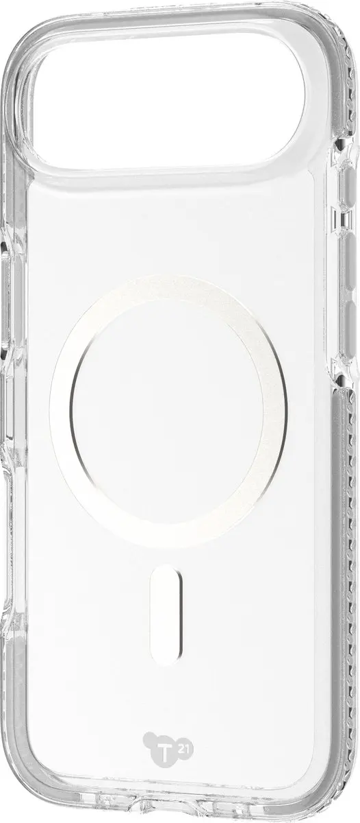 Tech21 Evo Crystal iPhone 17 Air Hoesje - T21-11413 - Transparant/Zilver