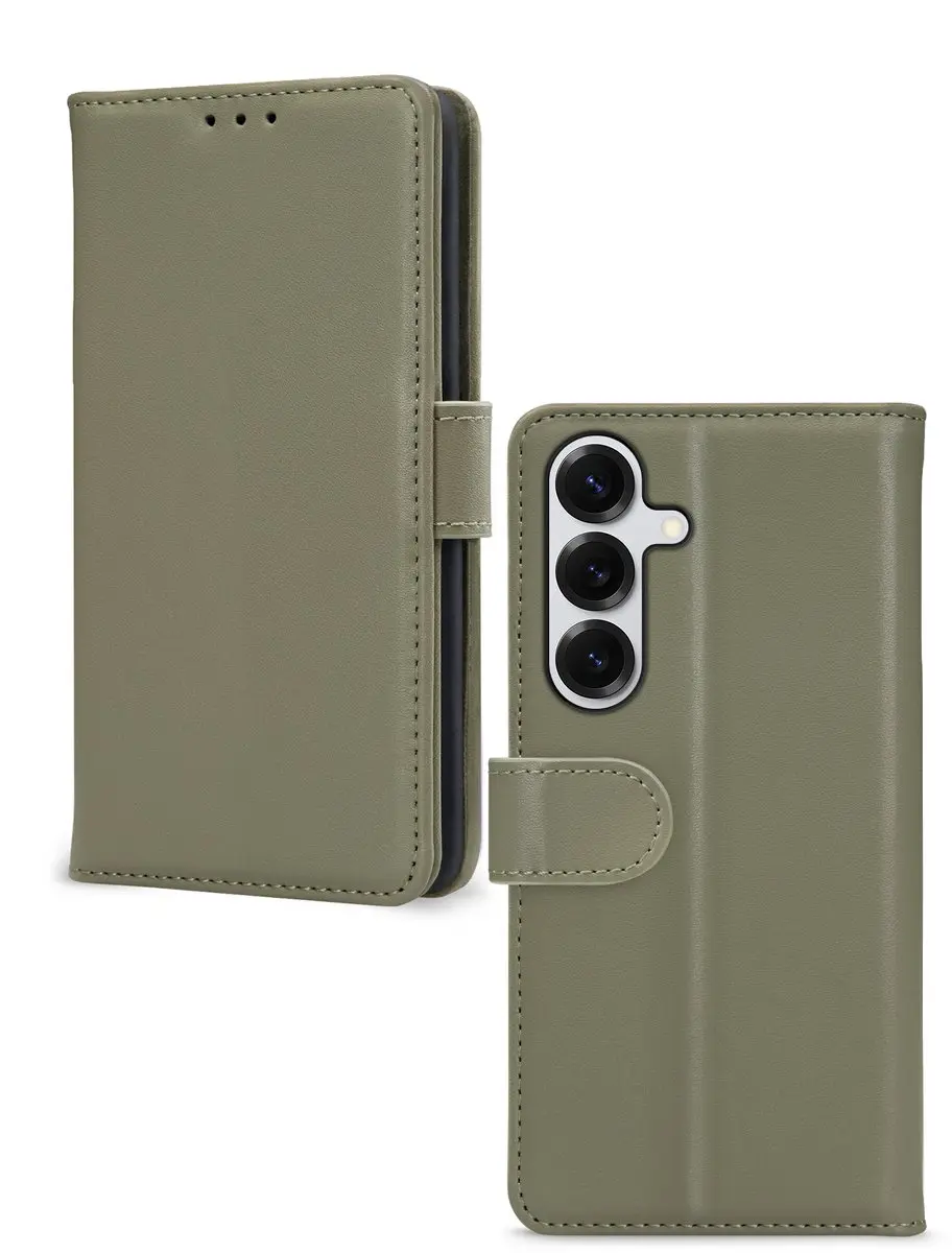 Mobilize Premium Gelly Bookcase Portemonnee Galaxy S25 - Groen