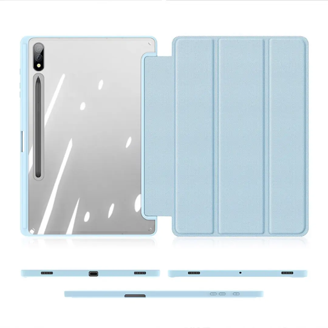 Dux Ducis Toby Series Tablethoes Samsung Galaxy Tab S10 Ultra - Blauw