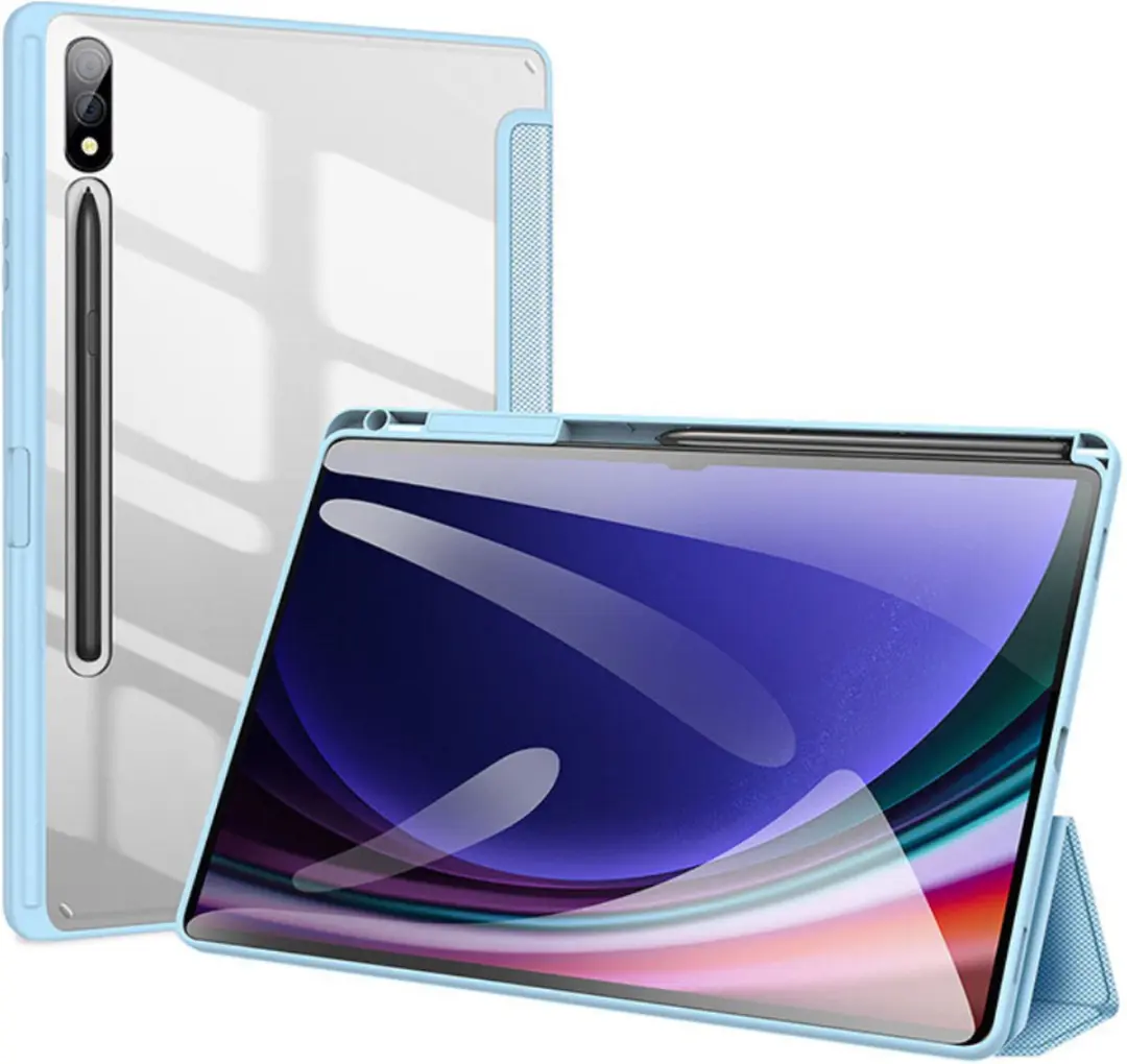 Dux Ducis Toby Series Tablethoes Samsung Galaxy Tab S10 Ultra - Blauw