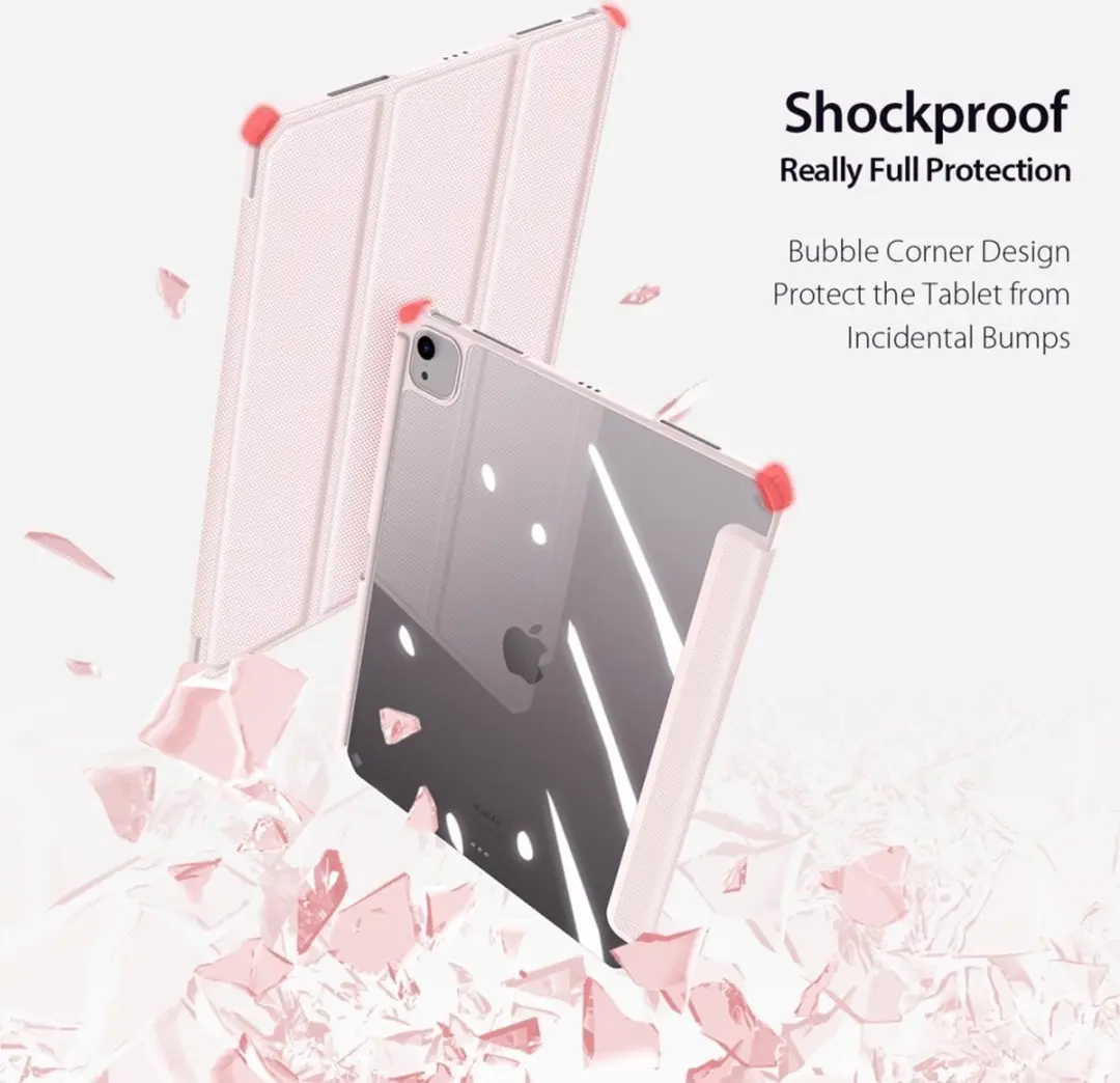 Dux Ducis Tablethoes iPad Air 13 (2024/2025) - Roze