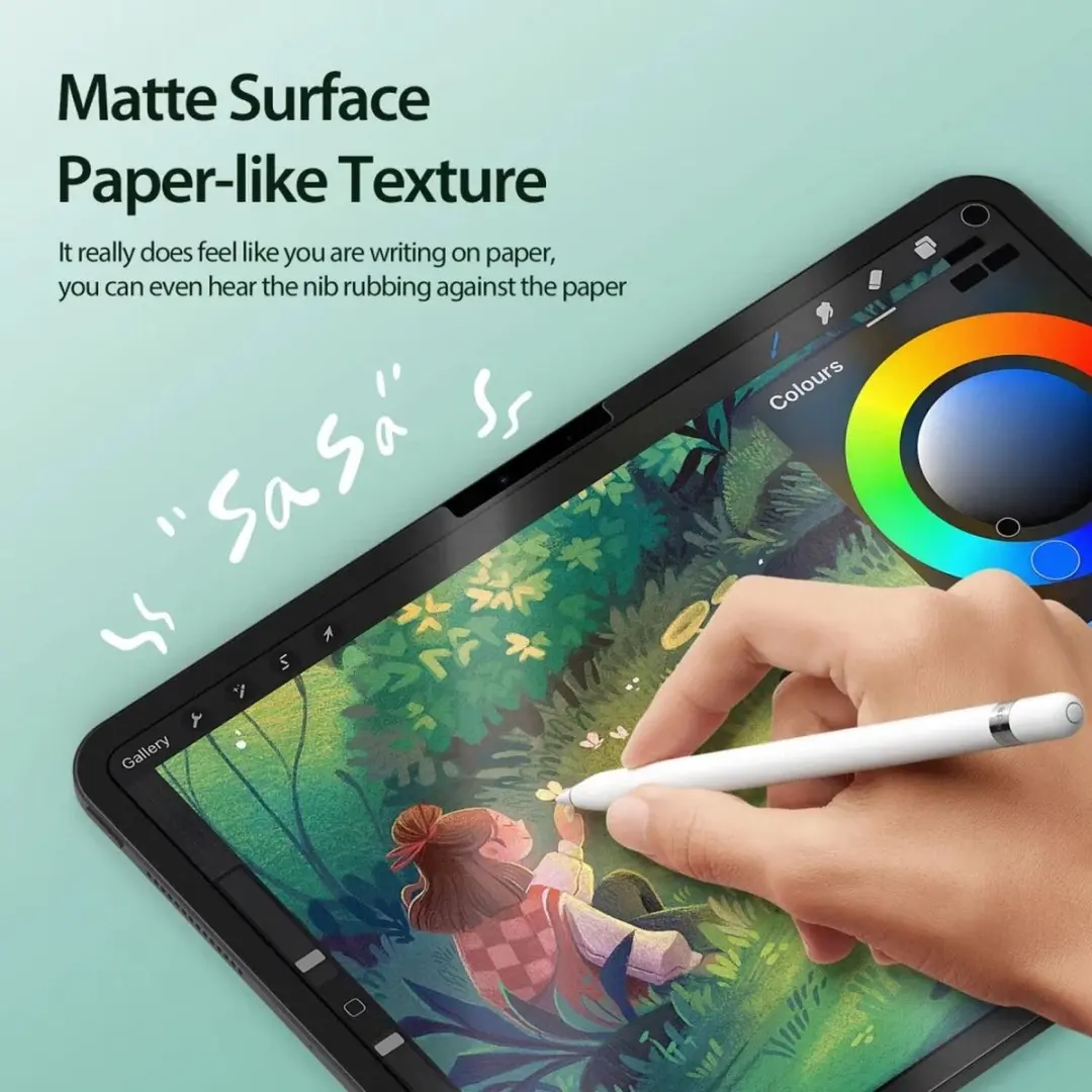 Dux Ducis Nano Paper Screenprotector iPad Pro 11 (2024) - Zwart/Transparant