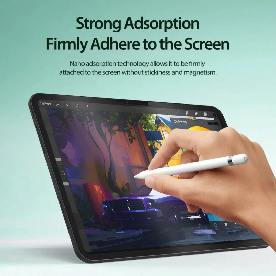 Dux Ducis Nano Paper Screenprotector iPad Pro 11 (2024) - Zwart/Transparant - afbeelding 6 van 6