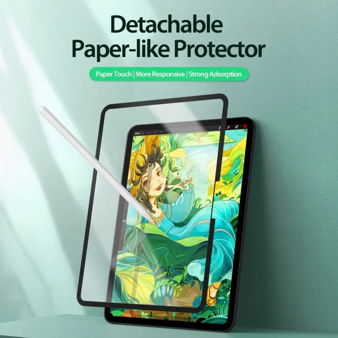 Dux Ducis Nano Paper Screenprotector iPad Pro 11 (2024) - Zwart/Transparant