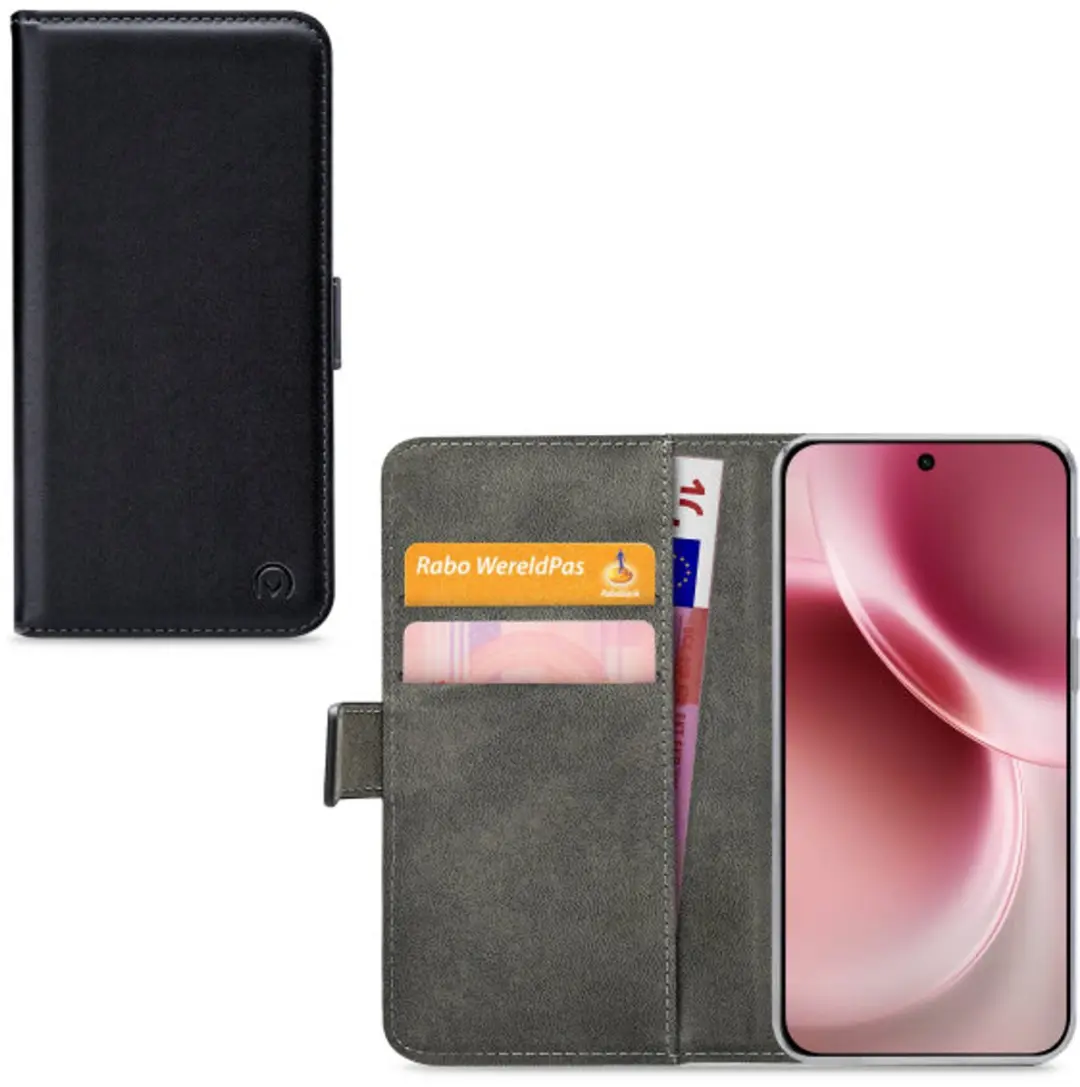 Mobilize Classic Gelly Wallet Bookcase Vivo X300 - Pasjeshouder Zwart