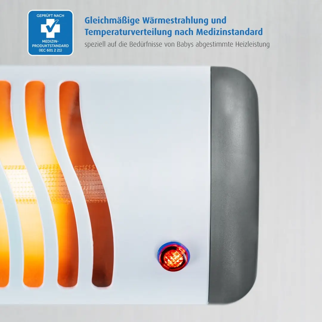 Reer 19040 Infrarood Wandverwarming 500W - Grijs/Wit