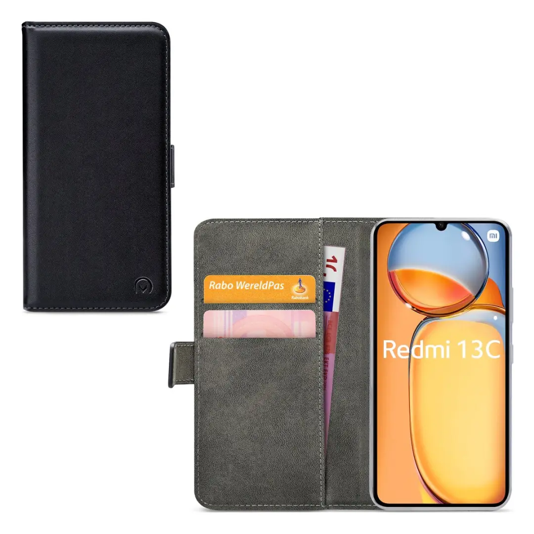 Mobilize Classic Gelly Wallet Bookcase Xiaomi Redmi 13C - Zwart