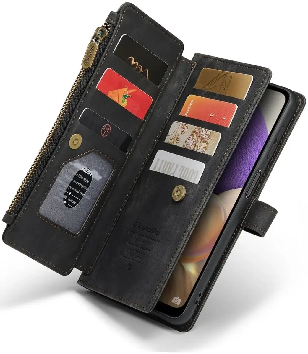 CaseMe C30 Hoesje Samsung Galaxy A32 5G - Zwart