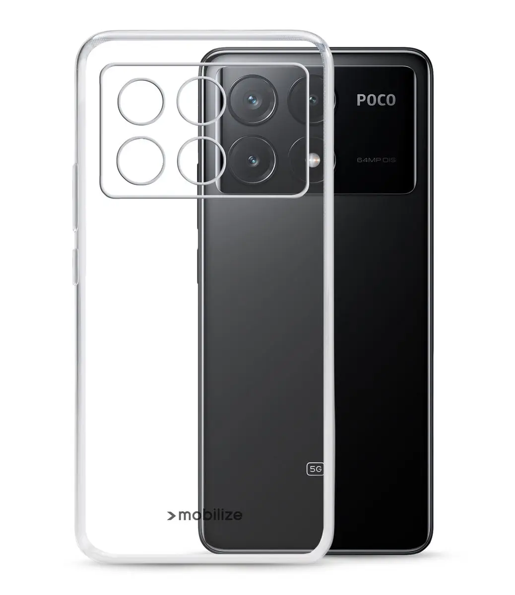 Mobilize MOB-GCC-POCOX6PRO5G Hoesje - POCO X6 Pro 5G - Transparant