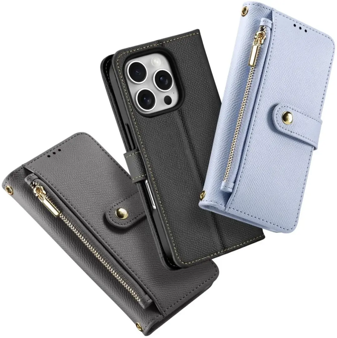 Dux Ducis Lawa Series iPhone 16 Pro Hoesje - Wallet 7 Pasjes - Zwart