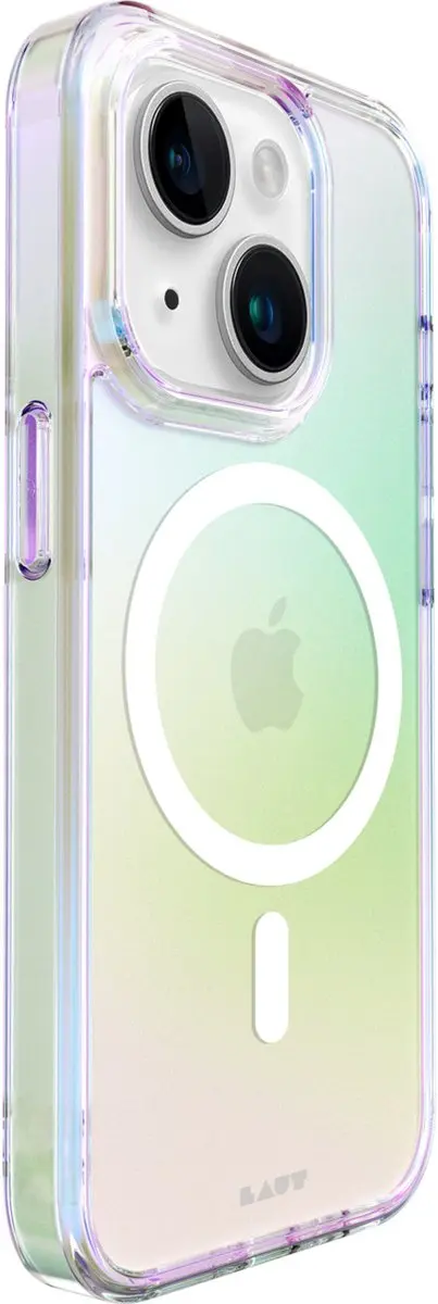 Laut HOLO Hoesje iPhone 15 Plus - Transparant - MagSafe