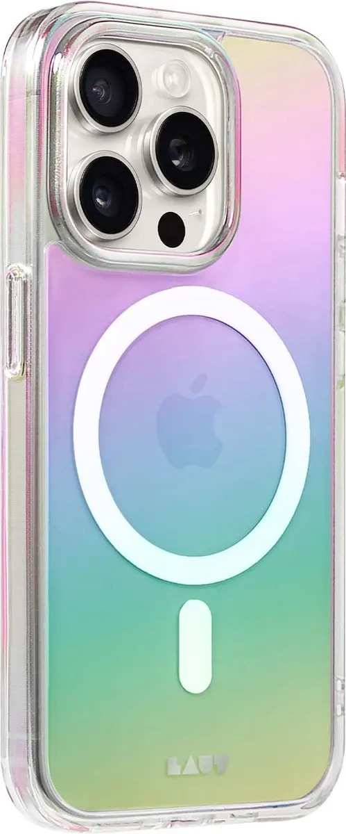 Laut HOLO Hoesje iPhone 15 Plus - Transparant - MagSafe