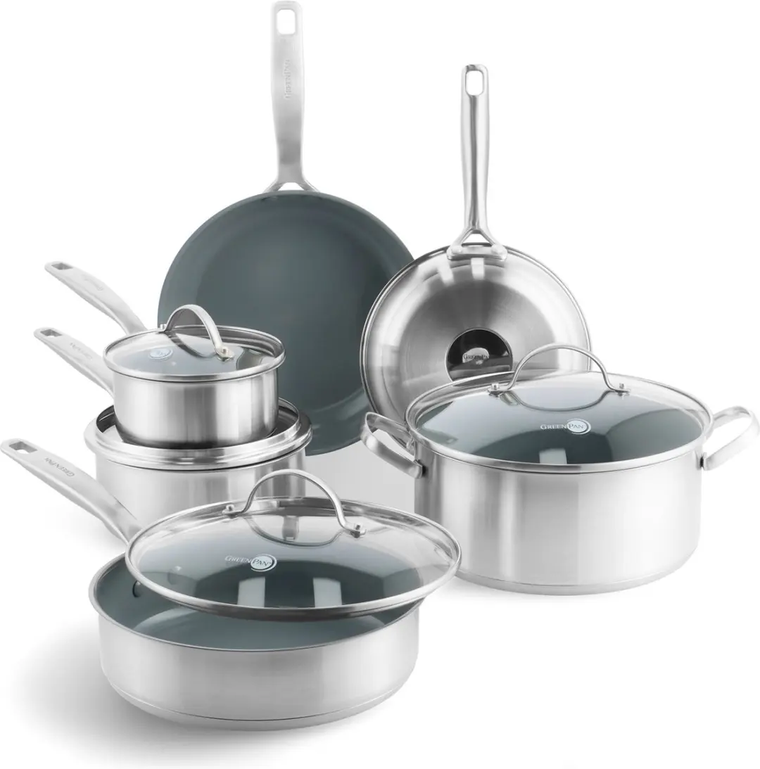 GreenPan Treviso Pannenset 11-delig CC004861-001