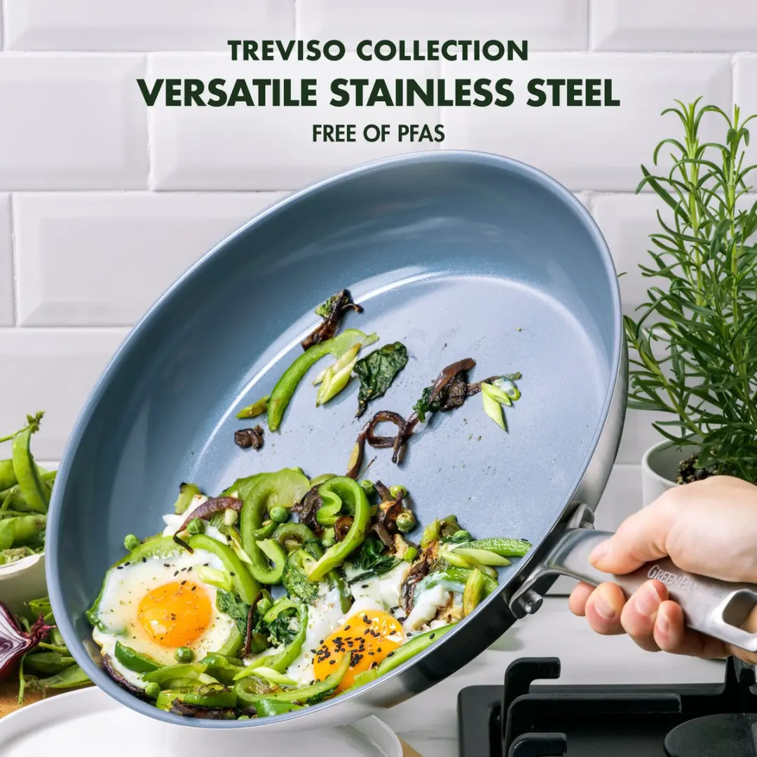 GreenPan Treviso Pannenset 11-delig CC004861-001 - Inductie - Zilver
