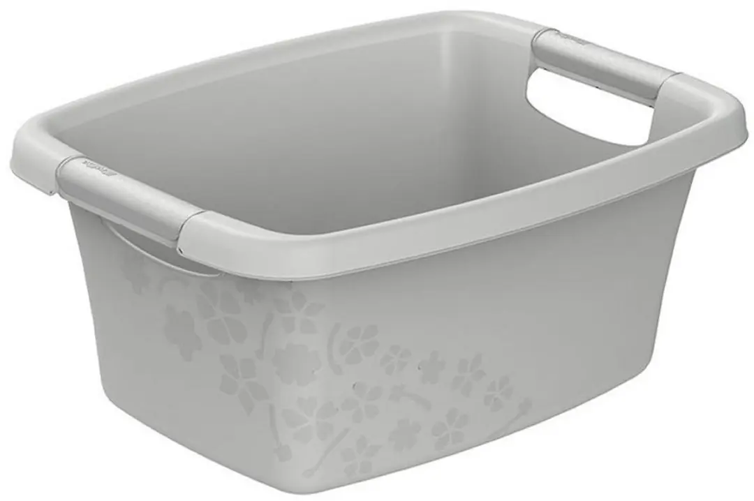 Rotho Flowers Wasmand 12L Cool Grey