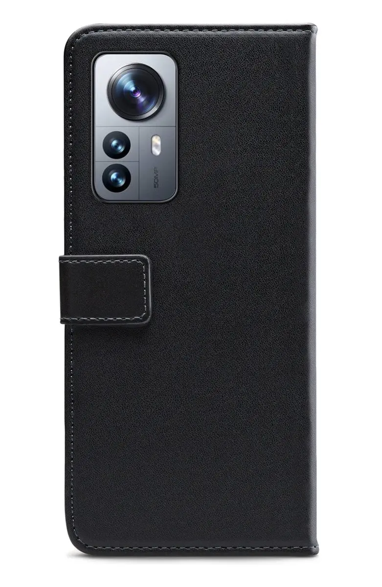 Mobilize Xiaomi 12 Pro Hoesje Classic Gelly Wallet Book Case mpn-8718256966484 - Zwart