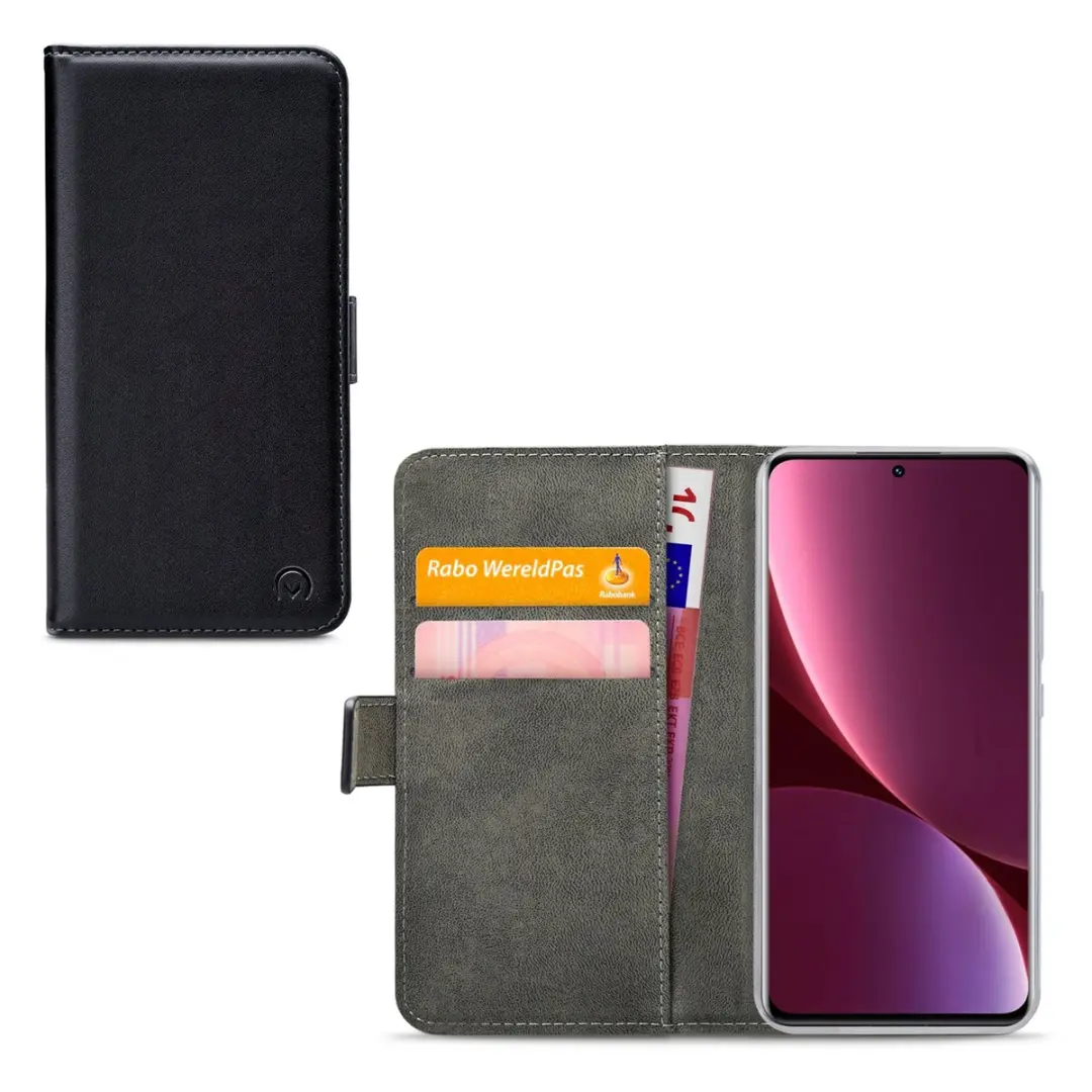 Mobilize Xiaomi 12 Pro Hoesje Classic Gelly Wallet Book Case mpn-8718256966484 - Zwart