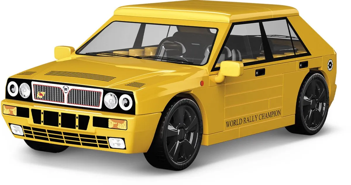 Cobi 24515 Lancia Delta HF Integrale Evo - 100 Stuks - Geel