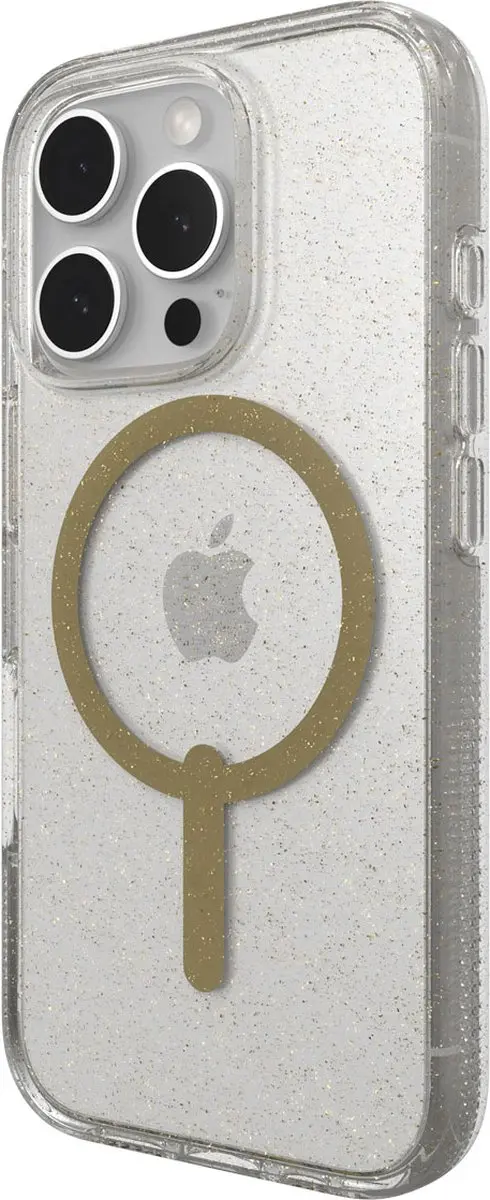ZAGG Milan Snap Mag iPhone 16 Pro Hoesje - Gold Glitter - 702315128